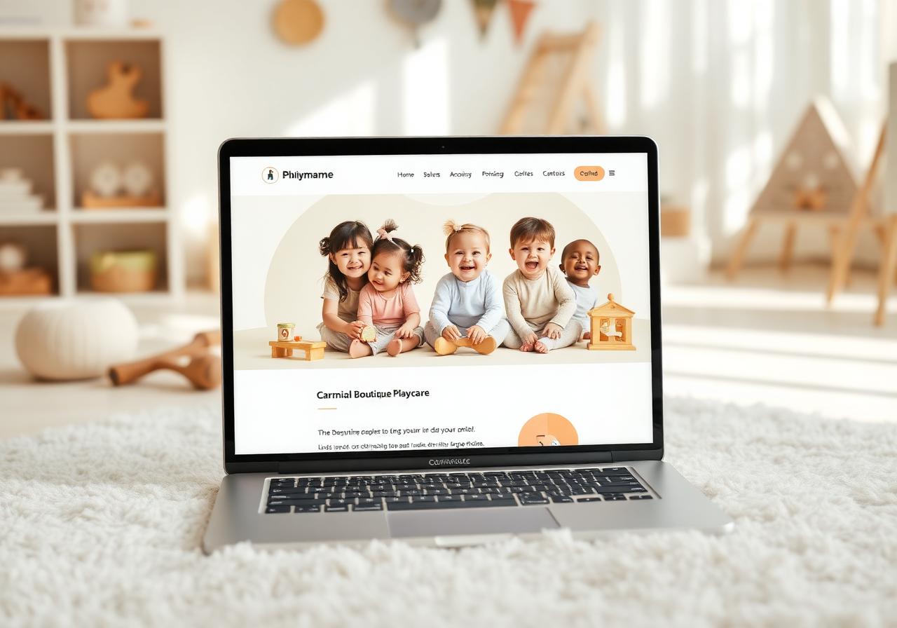 Little Lantern, Boutique Daycare website by Get My Online Brand
