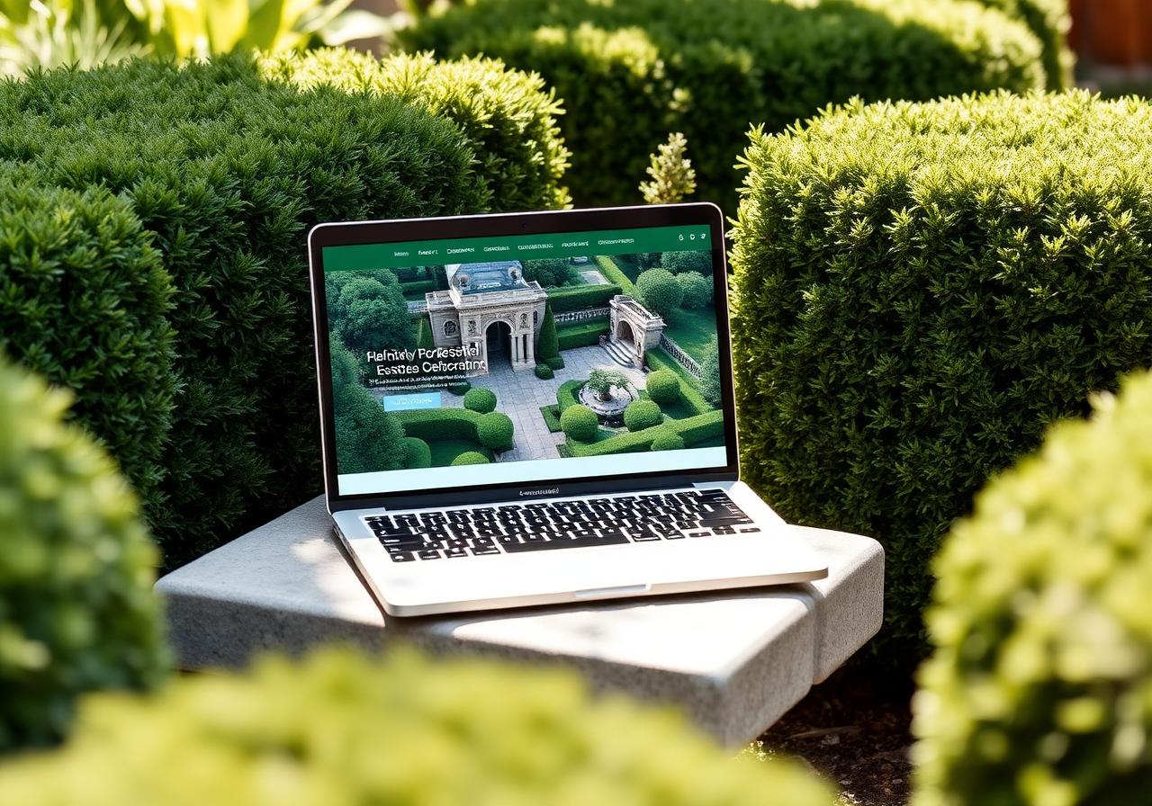Verdantia Estates, Landscape Design website by Get My Online Brand